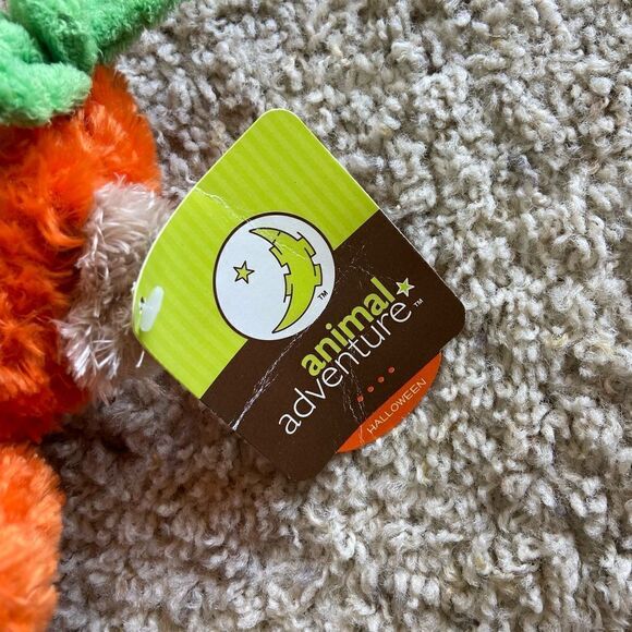 NWT Vtg 2012 Adventure 8” Halloween Teddy Bear Pumpkin Costume Stuffed Animal - Picture 7 of 7